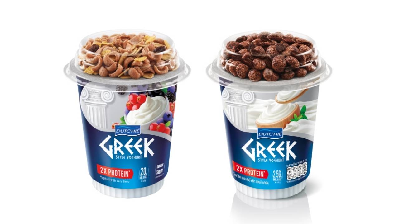 1. กรีกโยเกิร์ต ดัชชี่ Dutchie Greek Yogurt